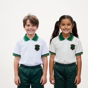 Chomba Blanca Manga Corta - St. Patrick's School