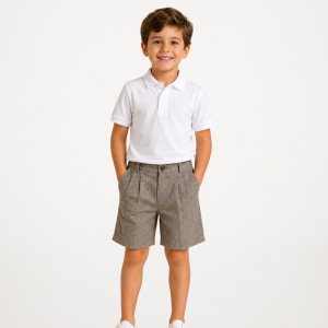 Bermuda Colegial Gris