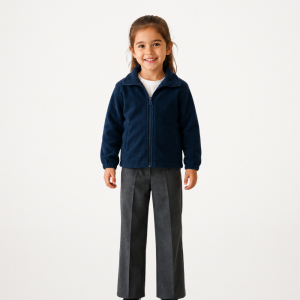 Pantalon Colegial Sarga Gris/Dama -