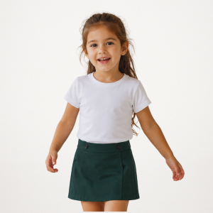 Pollera short verde