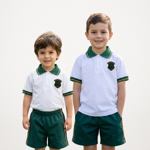 Short verde con vivos - St, Patrick's school