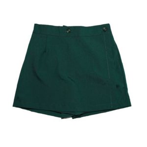 Pollera Gimnasia Primaria verde- ISMA