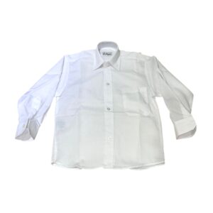 Camisa blanca Colegial Manga Larga