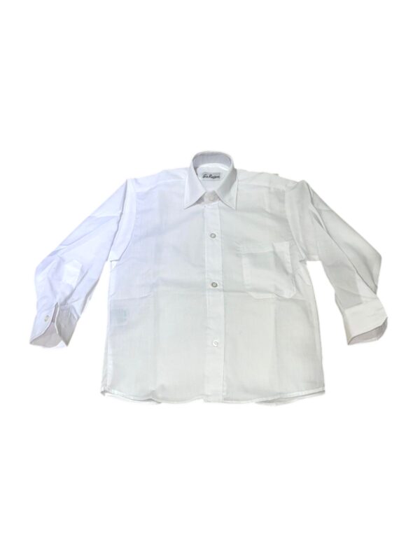 Camisa blanca Colegial Manga Larga