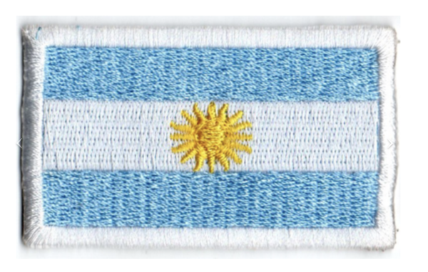 Bandera ARGENTINA Bordada