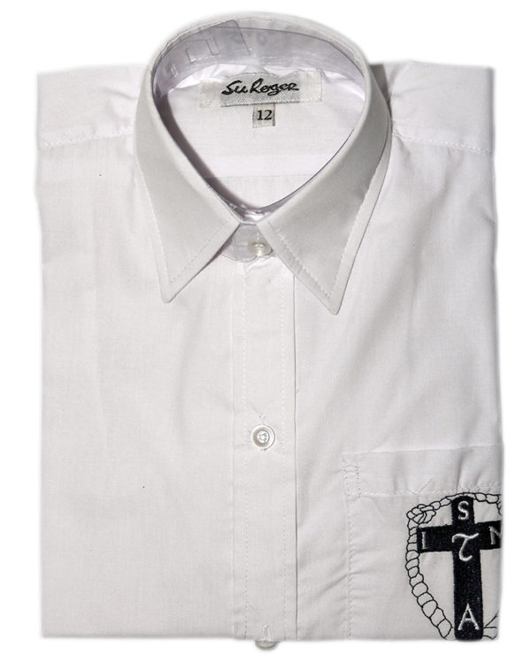 Camisa blanca Secundaria Manga Larga - ISMA