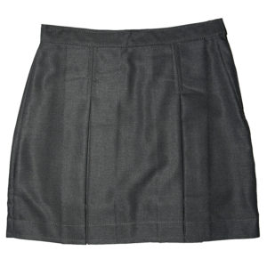 Pollera Colegial c/ tablas Gris