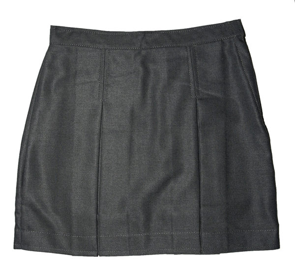 Pollera Colegial c/ tablas Gris