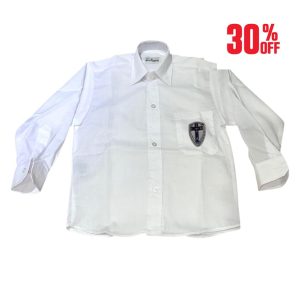 Camisa blanca Secundaria Manga Larga - ISMA