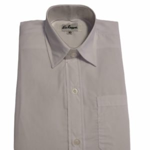 Camisa blanca Colegial Manga Larga