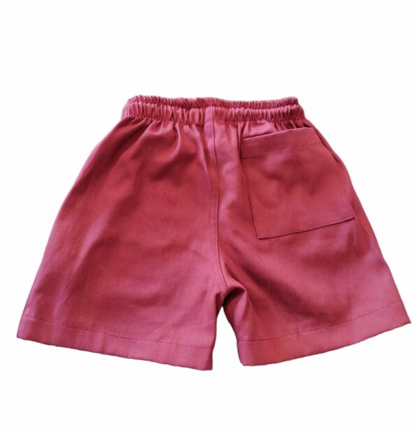 Short Bordo - GABARDINA - Imagen 2