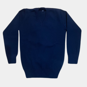 SWEATER ESCOTE V AZUL