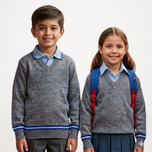 SWEATER GRIS- RIO DE LA PLATA-