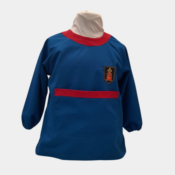 DELANTAL AZUL C/VIVOS KINDER MKT