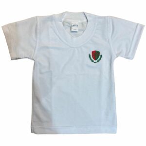 REMERA PIQUE BLANCA JARDIN DE PALERMO