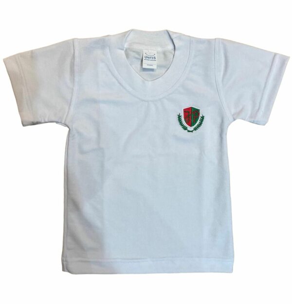 REMERA PIQUE BLANCA JARDIN DE PALERMO