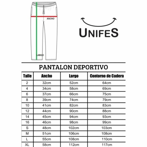 Pantalón Verde Deportivo - St. Patrick's School - Imagen 2