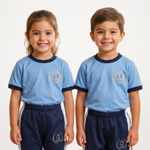 REMERA PIQUE CELESTE SA
