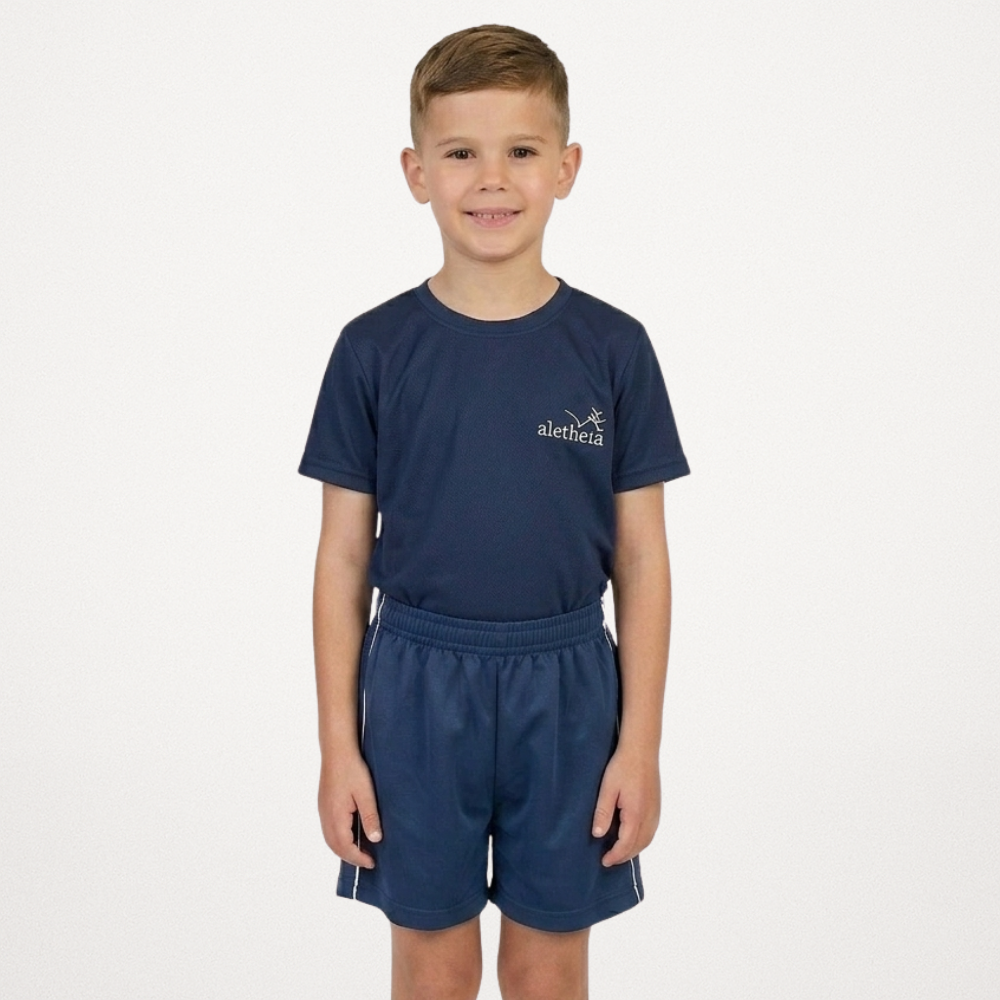 SHORT AZUL ALETHEIA
