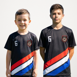 REMERA FUTBOL NEGRA SMT
