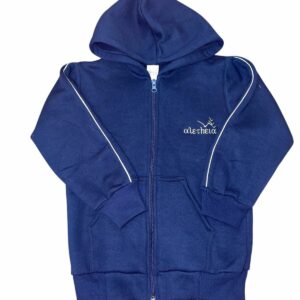 CAMPERA C/CAPUCHA AZUL ALETHEIA
