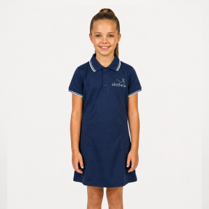 VESTIDO PIQUE AZUL ALETHEIA