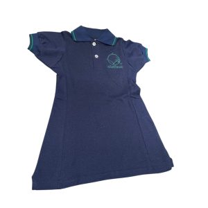 VESTIDO PIQUE AZUL ALETHEIA
