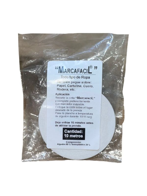 CINTA TERMOADHESIVAS MARKFACIL 10X20