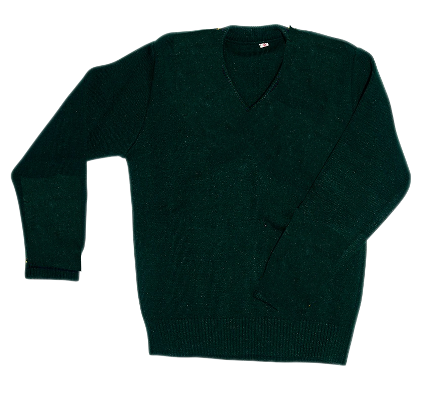 SWEATER VERDE ESCOTE V - Imagen 2