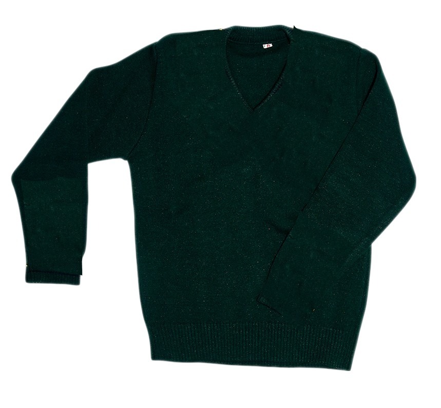 SWEATER VERDE ESCOTE V