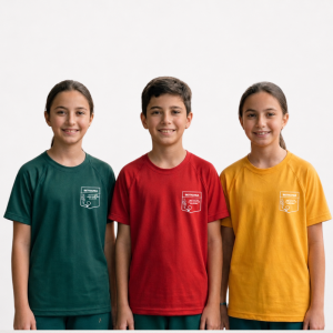 REMERA CASAS ROJA/VERDE/AMARILLA