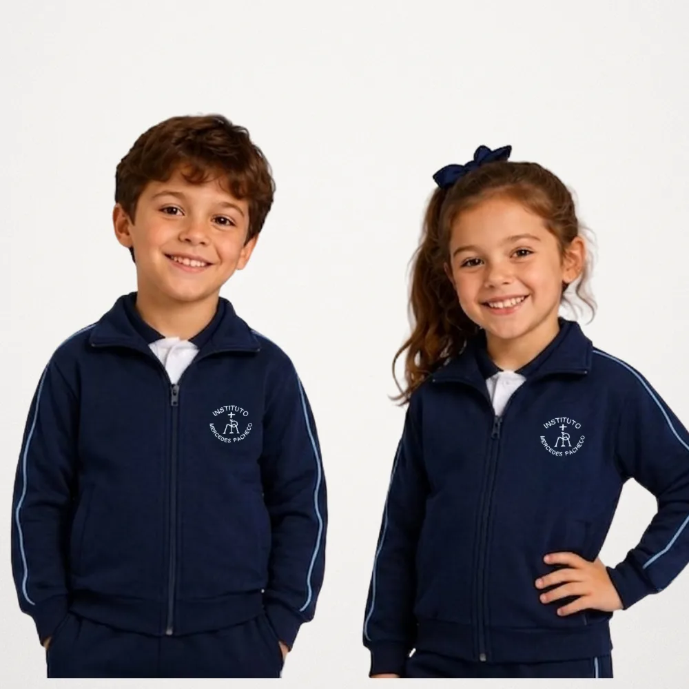 CAMPERA DEPORTIVA  AZUL MERCEDES PACHECO